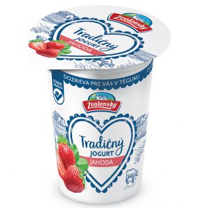 Tradičný jogurt - Jahoda
